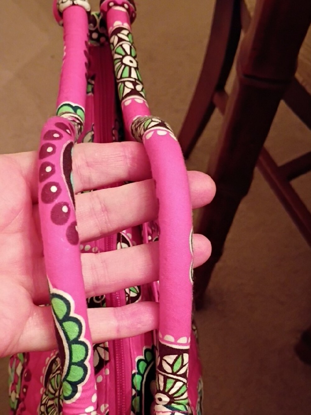 Vera Bradley Cupcakes Pink Quilted Gabby Tote - Picture 5 of 6